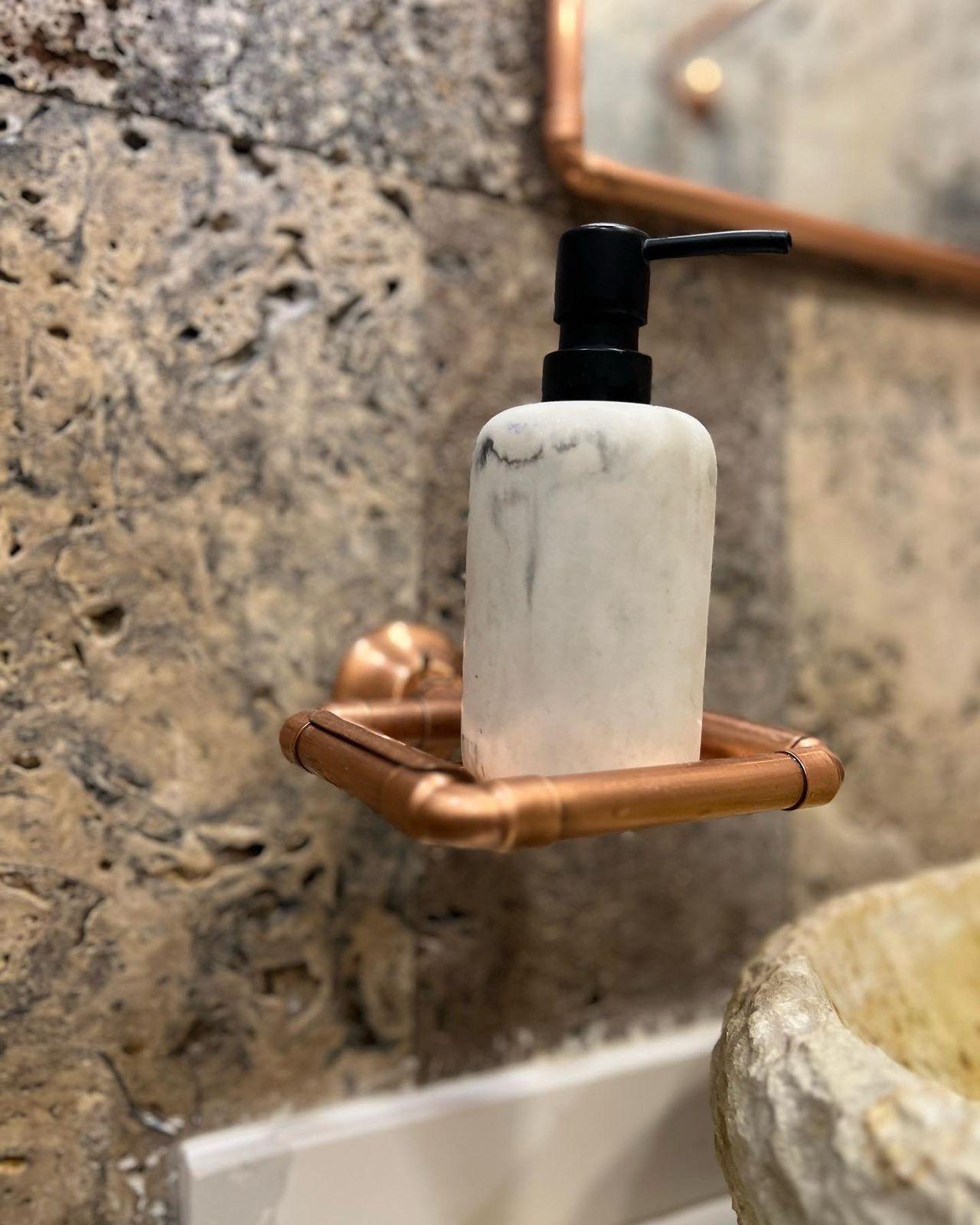 Porta Jabon en Cobre