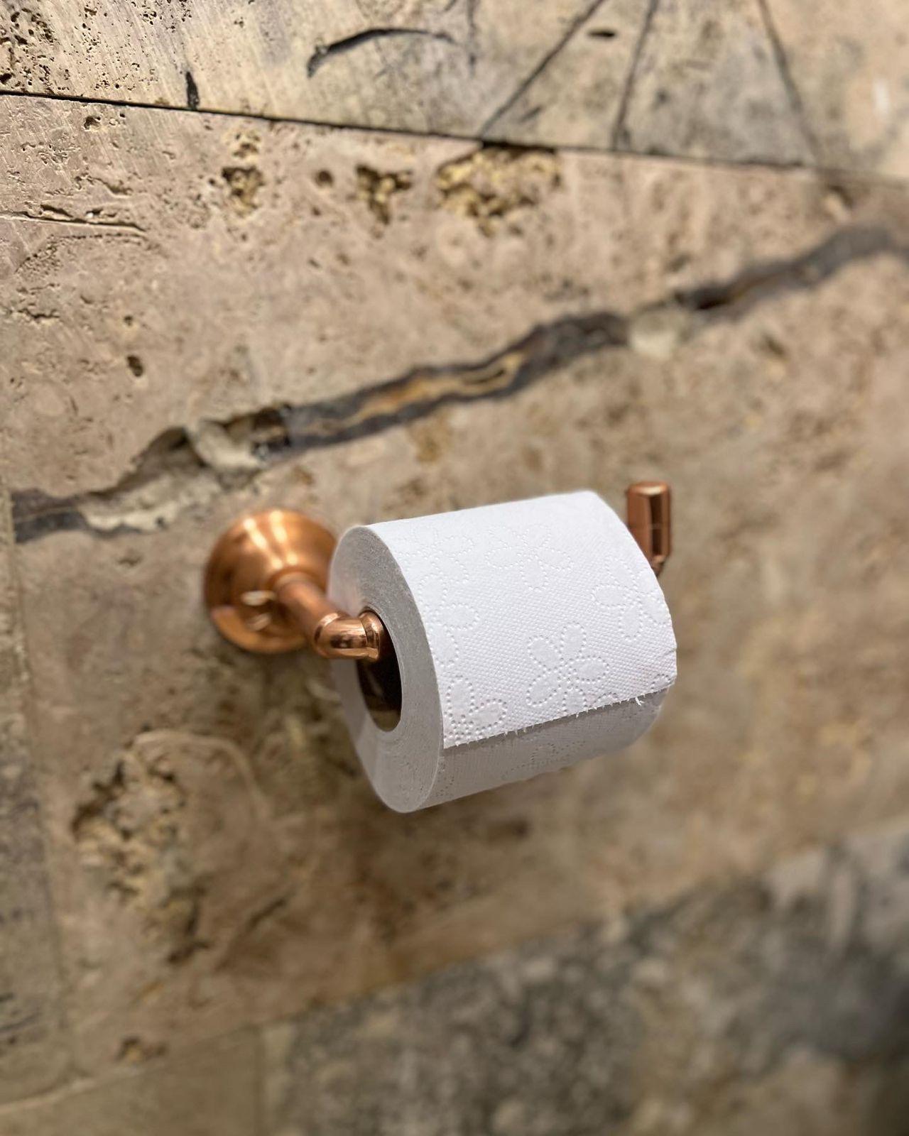 Porta Papel en Cobre